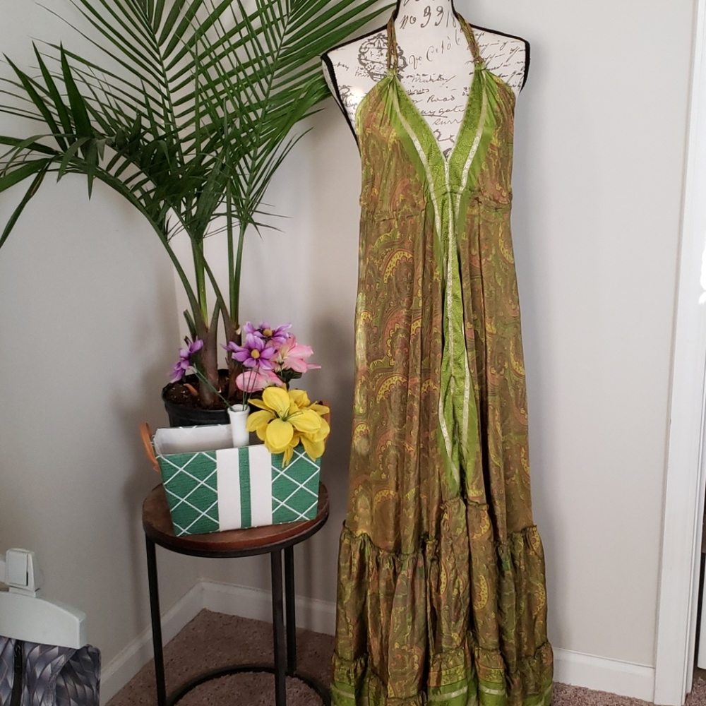 🔥2 for 40🔥Boho green dress